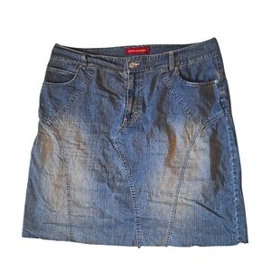 Medium Wash Denim Skirt- Women's Gloria Vanderbilt Size 16
